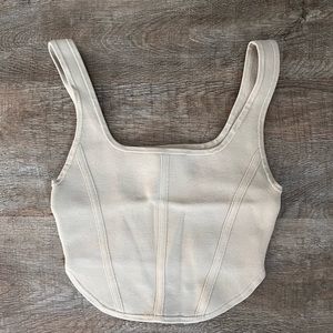 Aritzia Bustier Cropped Tank